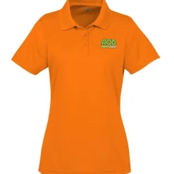 Spin Dye Pique Polo - Ladies' - Embroidered