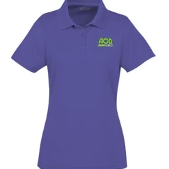 Spin Dye Pique Polo - Ladies' - Embroidered