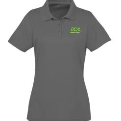 Spin Dye Pique Polo - Ladies' - Embroidered