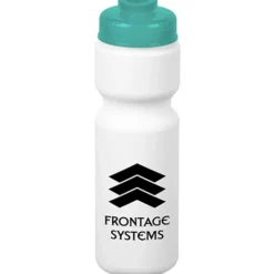 Sport Bottle with Flip Drink Lid - 28 oz - White