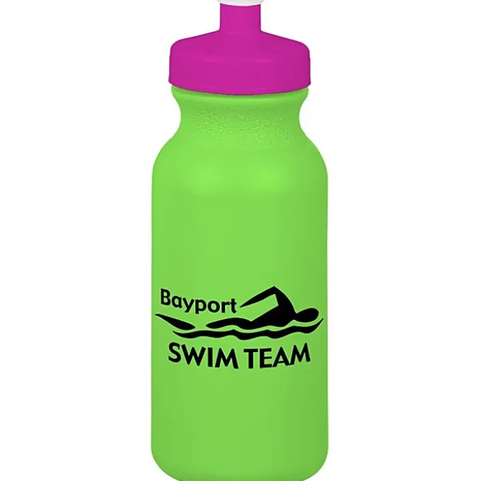 Sport Bottle with Push Pull Lid - 20 oz - Colors