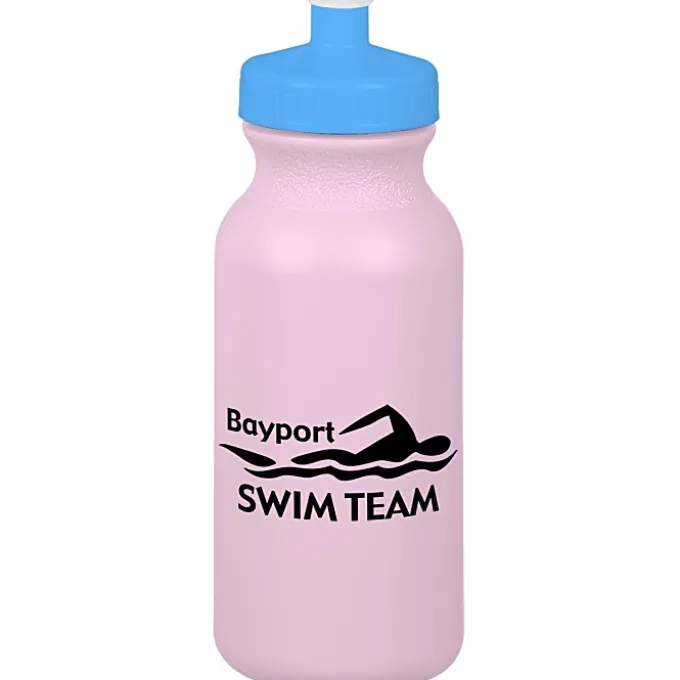 Sport Bottle with Push Pull Lid - 20 oz - Colors