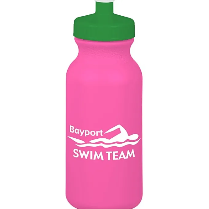Sport Bottle with Push Pull Lid - 20 oz - Colors