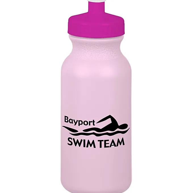 Sport Bottle with Push Pull Lid - 20 oz - Colors