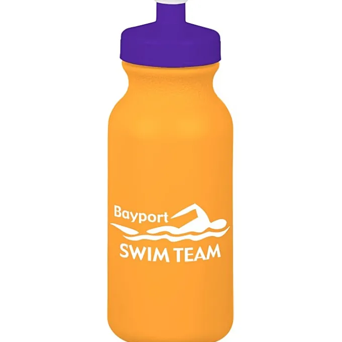 Sport Bottle with Push Pull Lid - 20 oz - Colors