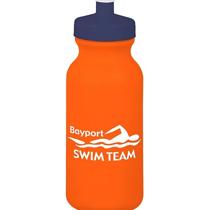 Sport Bottle with Push Pull Lid - 20 oz - Colors