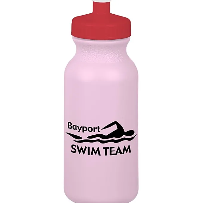 Sport Bottle with Push Pull Lid - 20 oz - Colors