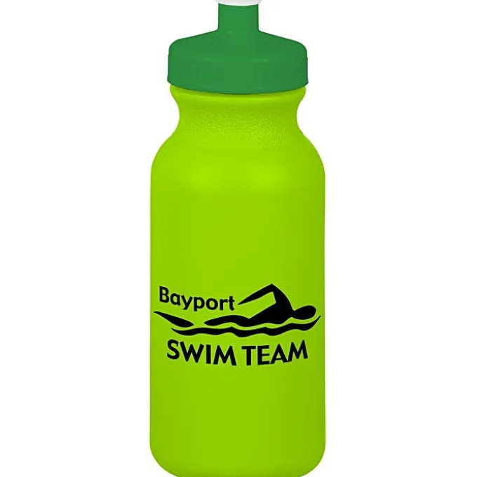 Sport Bottle with Push Pull Lid - 20 oz - Colors