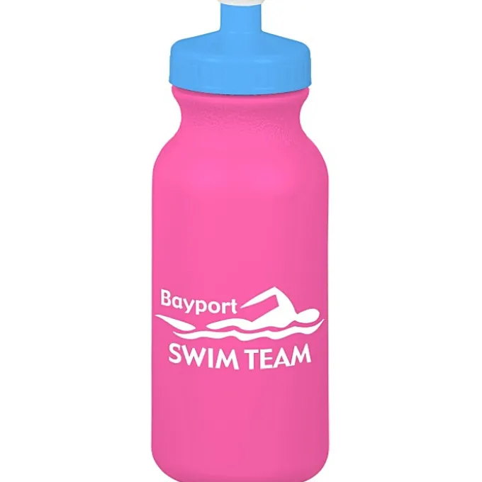 Sport Bottle with Push Pull Lid - 20 oz - Colors