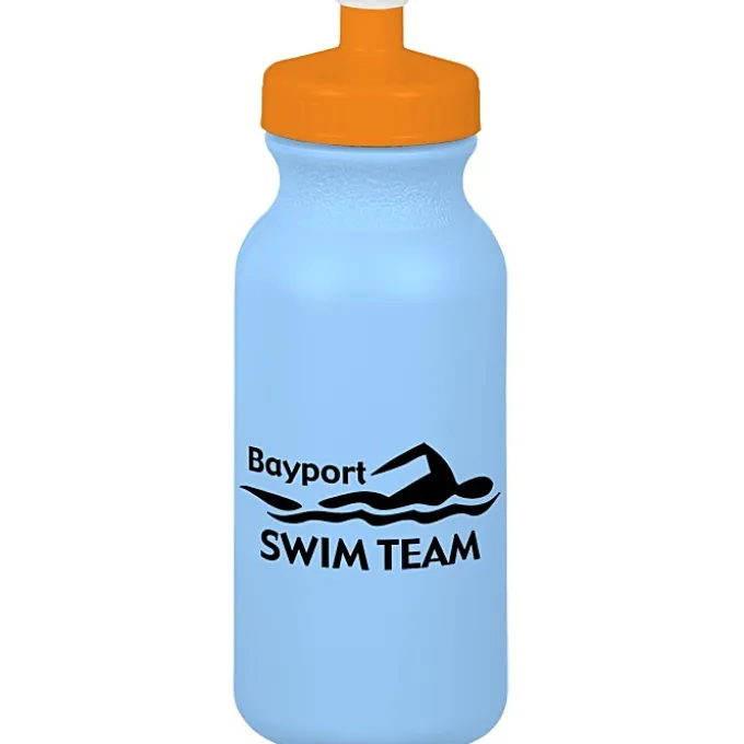 Sport Bottle with Push Pull Lid - 20 oz - Colors