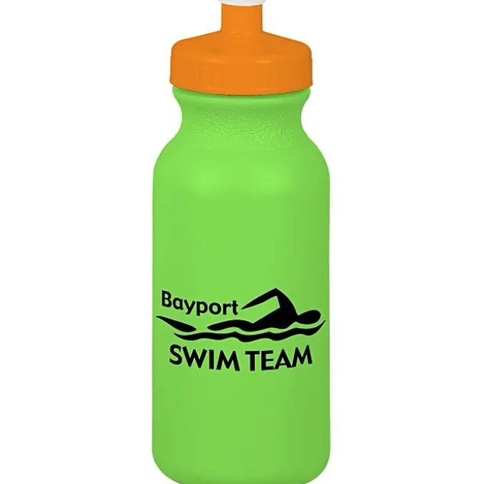 Sport Bottle with Push Pull Lid - 20 oz - Colors