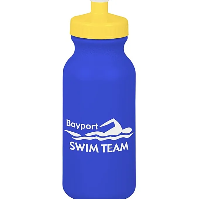 Sport Bottle with Push Pull Lid - 20 oz - Colors