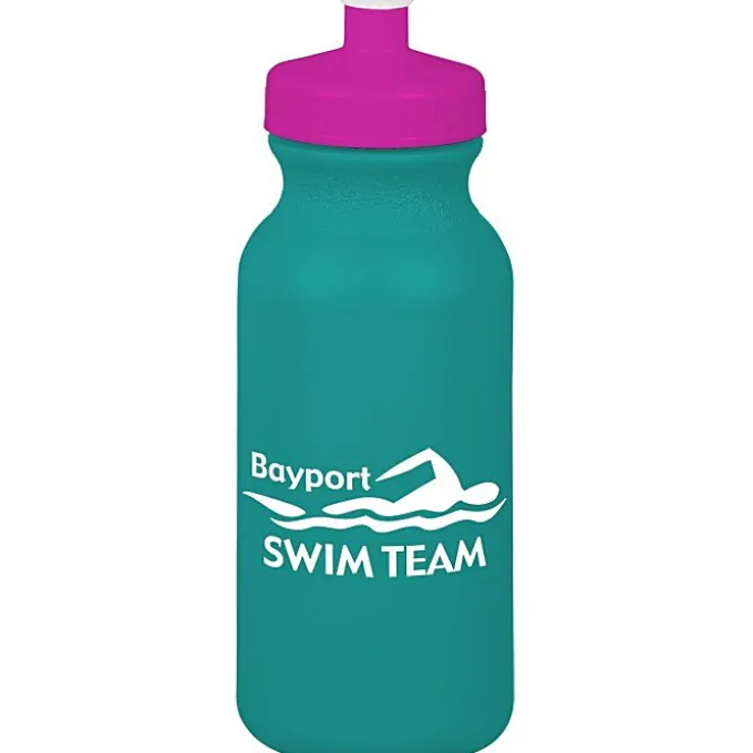 Sport Bottle with Push Pull Lid - 20 oz - Colors