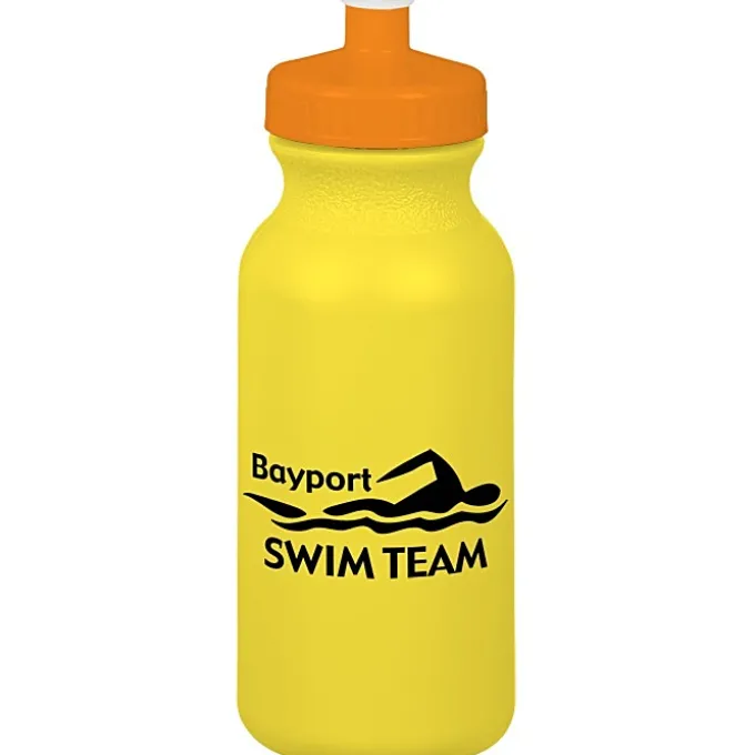 Sport Bottle with Push Pull Lid - 20 oz - Colors