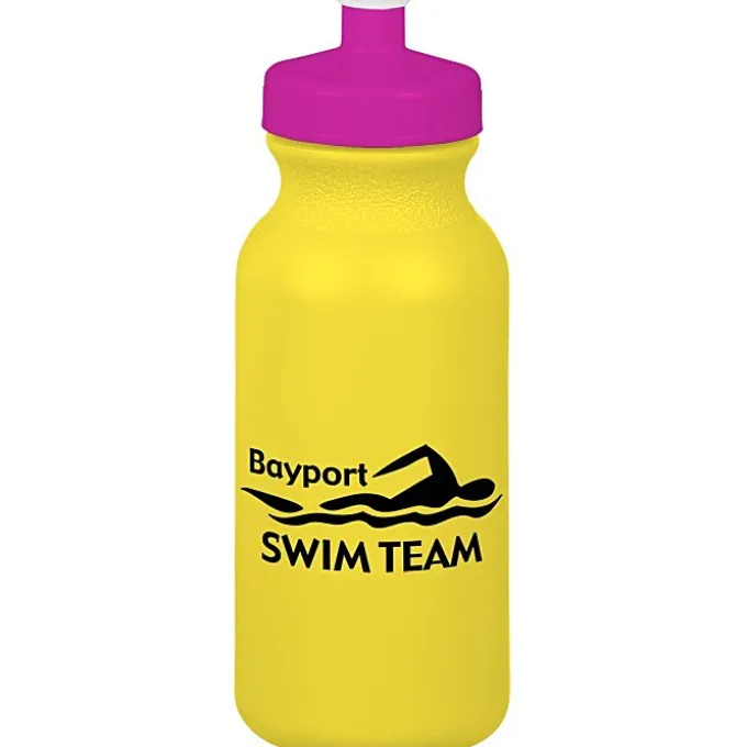 Sport Bottle with Push Pull Lid - 20 oz - Colors