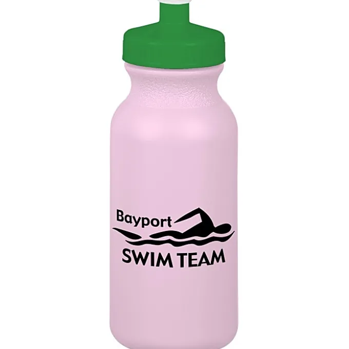 Sport Bottle with Push Pull Lid - 20 oz - Colors