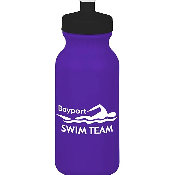 Sport Bottle with Push Pull Lid - 20 oz - Colors