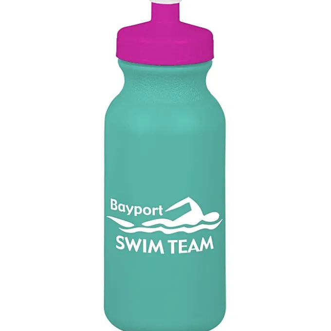 Sport Bottle with Push Pull Lid - 20 oz - Colors