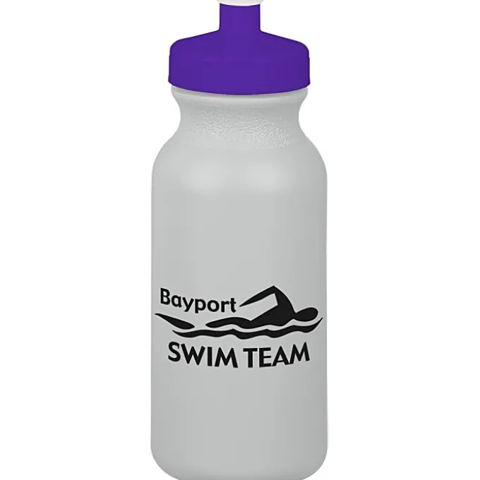 Sport Bottle with Push Pull Lid - 20 oz - Colors