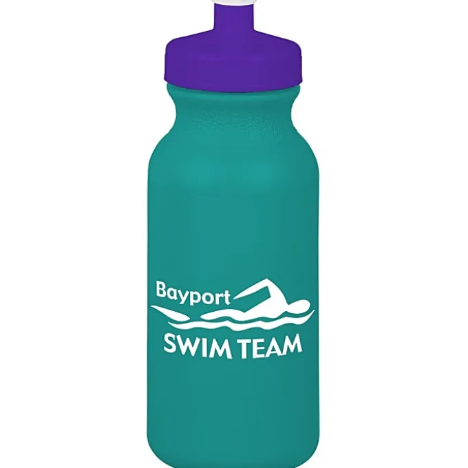 Sport Bottle with Push Pull Lid - 20 oz - Colors