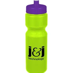 Sport Bottle with Push Pull Lid - 28 oz - Colors