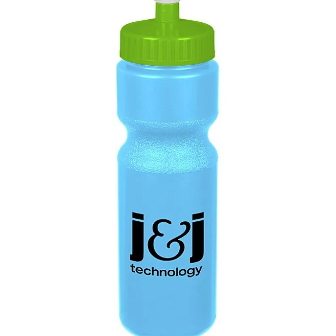 Sport Bottle with Push Pull Lid - 28 oz - Colors