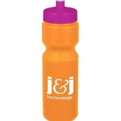 Sport Bottle with Push Pull Lid - 28 oz - Colors