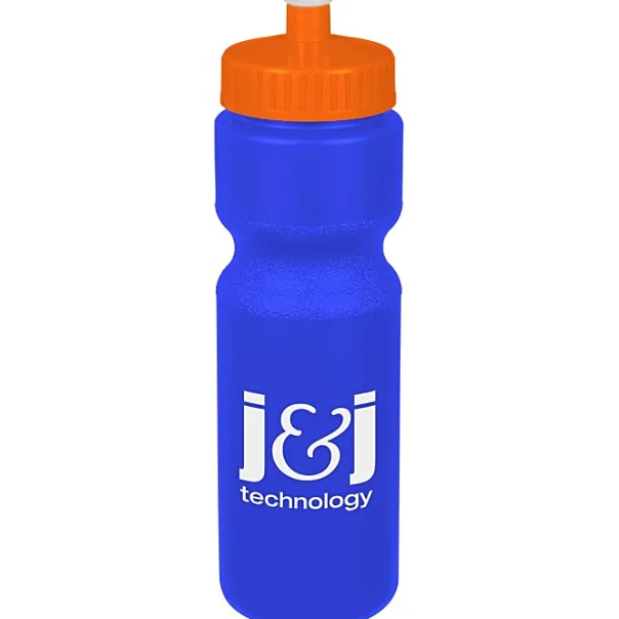 Sport Bottle with Push Pull Lid - 28 oz - Colors