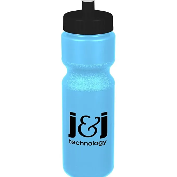Sport Bottle with Push Pull Lid - 28 oz - Colors