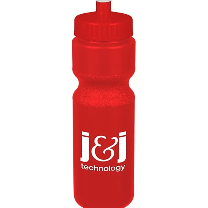 Sport Bottle with Push Pull Lid - 28 oz - Colors