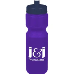 Sport Bottle with Push Pull Lid - 28 oz - Colors