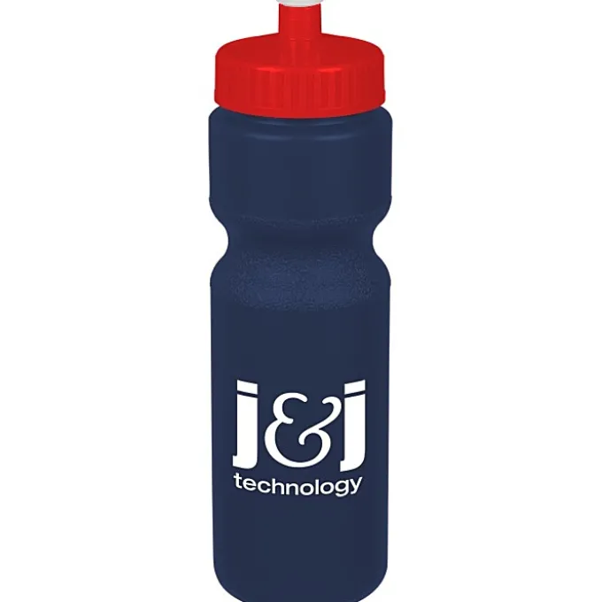 Sport Bottle with Push Pull Lid - 28 oz - Colors