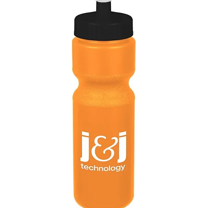 Sport Bottle with Push Pull Lid - 28 oz - Colors
