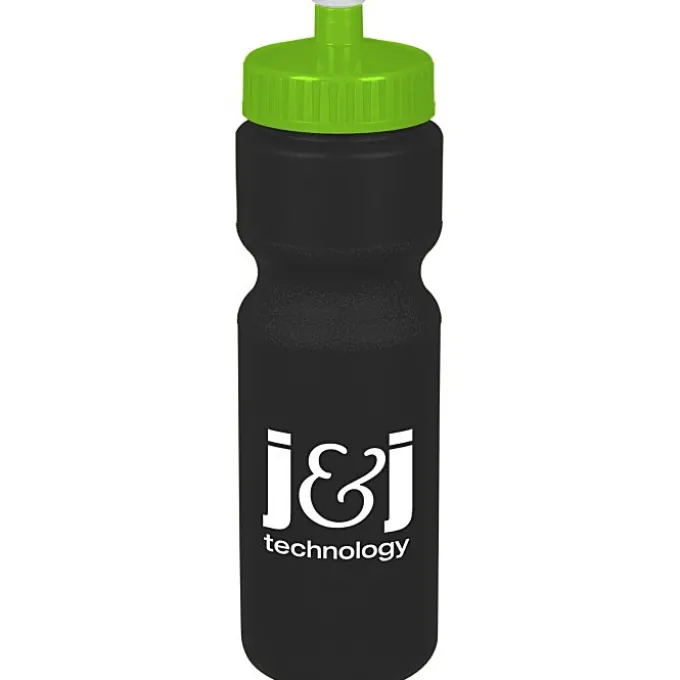 Sport Bottle with Push Pull Lid - 28 oz - Colors