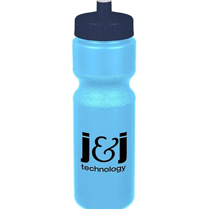 Sport Bottle with Push Pull Lid - 28 oz - Colors