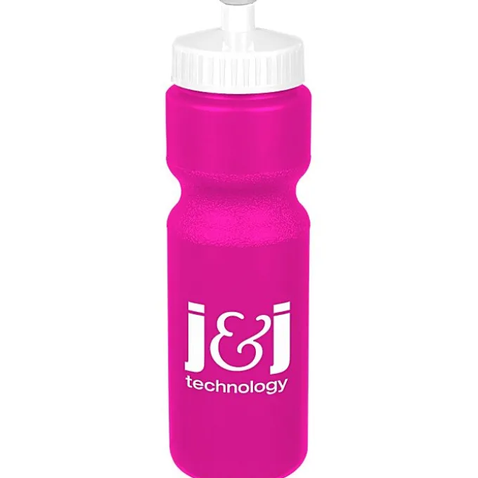 Sport Bottle with Push Pull Lid - 28 oz - Colors