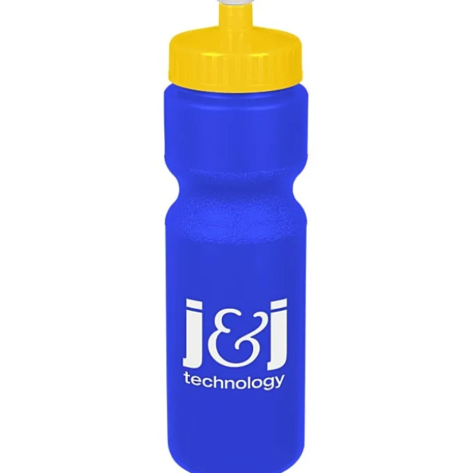 Sport Bottle with Push Pull Lid - 28 oz - Colors