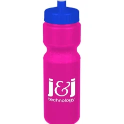 Sport Bottle with Push Pull Lid - 28 oz - Colors