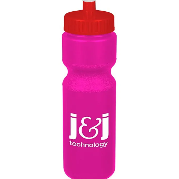 Sport Bottle with Push Pull Lid - 28 oz - Colors