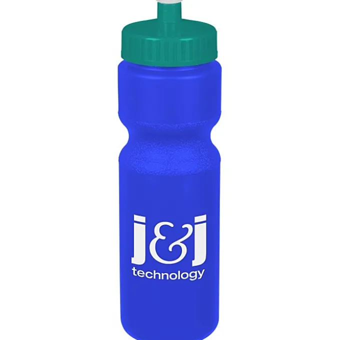Sport Bottle with Push Pull Lid - 28 oz - Colors