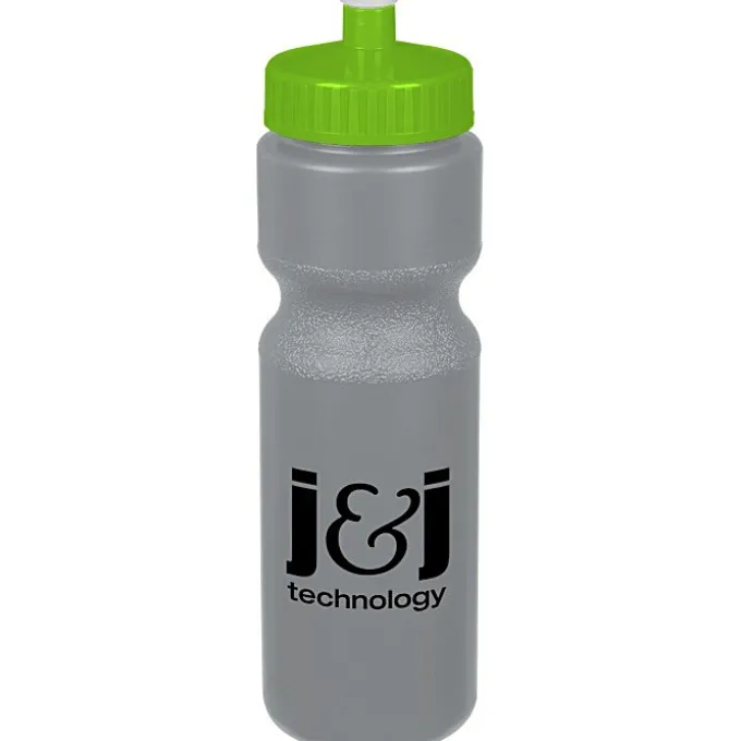 Sport Bottle with Push Pull Lid - 28 oz - Colors
