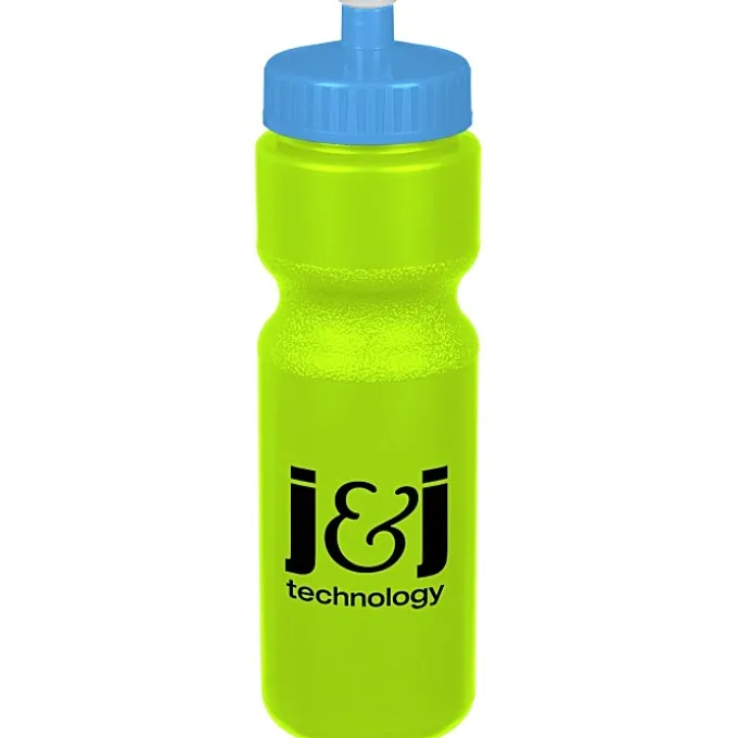 Sport Bottle with Push Pull Lid - 28 oz - Colors