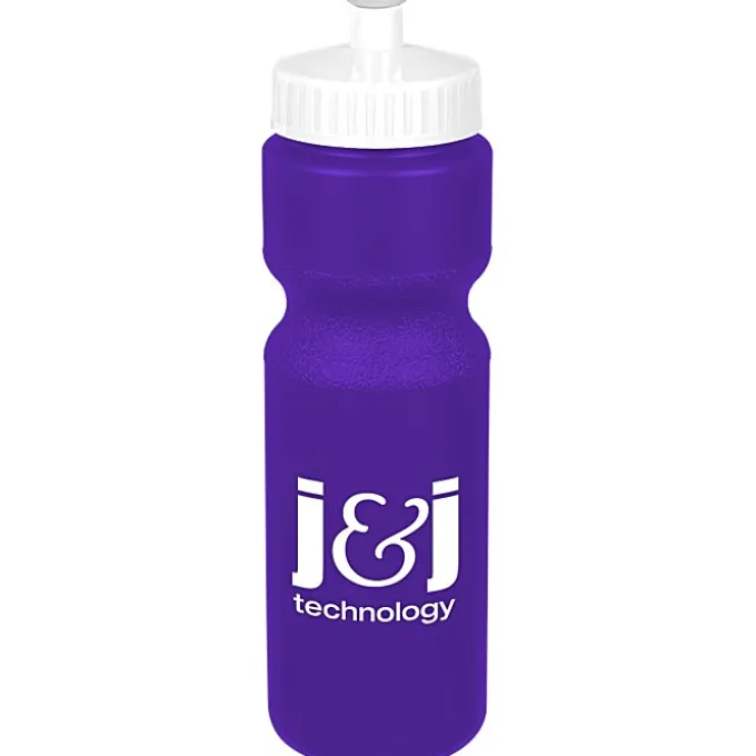 Sport Bottle with Push Pull Lid - 28 oz - Colors