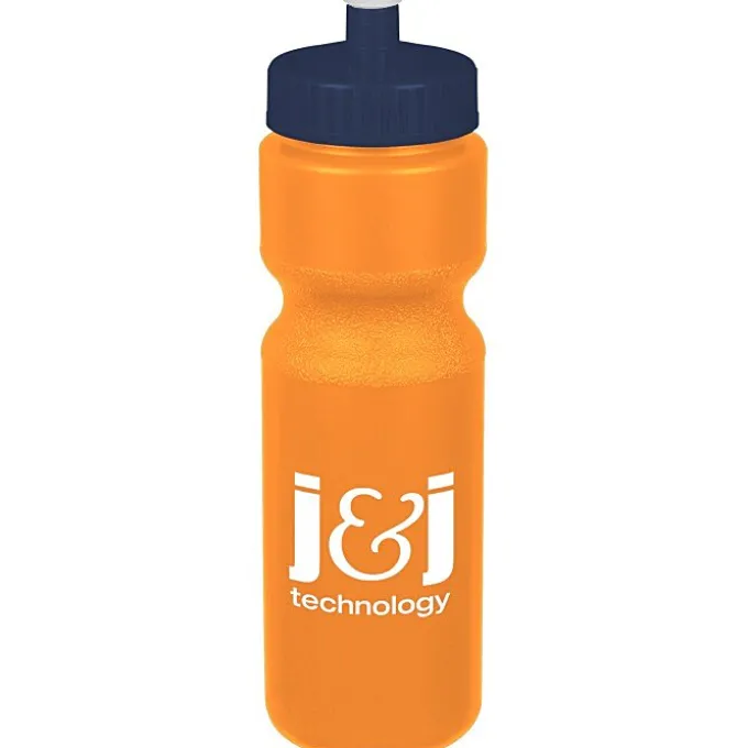 Sport Bottle with Push Pull Lid - 28 oz - Colors