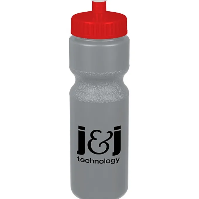 Sport Bottle with Push Pull Lid - 28 oz - Colors
