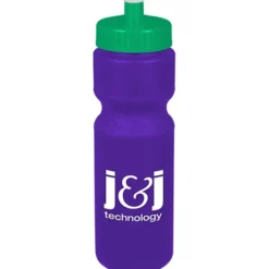 Sport Bottle with Push Pull Lid - 28 oz - Colors
