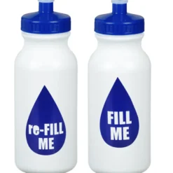 Sport Bottle with Push Pull Lid - 20 oz - Fill Me