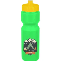 Sport Bottle with Push Pull Lid - 28 oz - Colors - Full Color