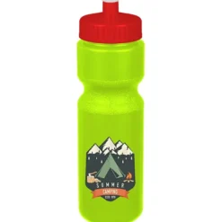 Sport Bottle with Push Pull Lid - 28 oz - Colors - Full Color