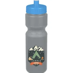 Sport Bottle with Push Pull Lid - 28 oz - Colors - Full Color